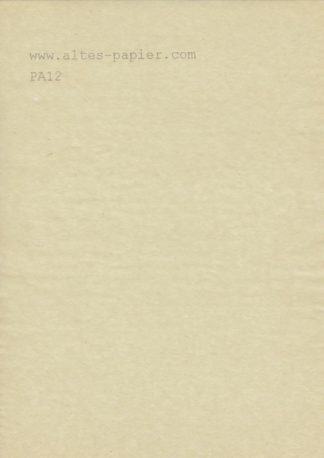 altes gelbes Durchschlagpapier PA12