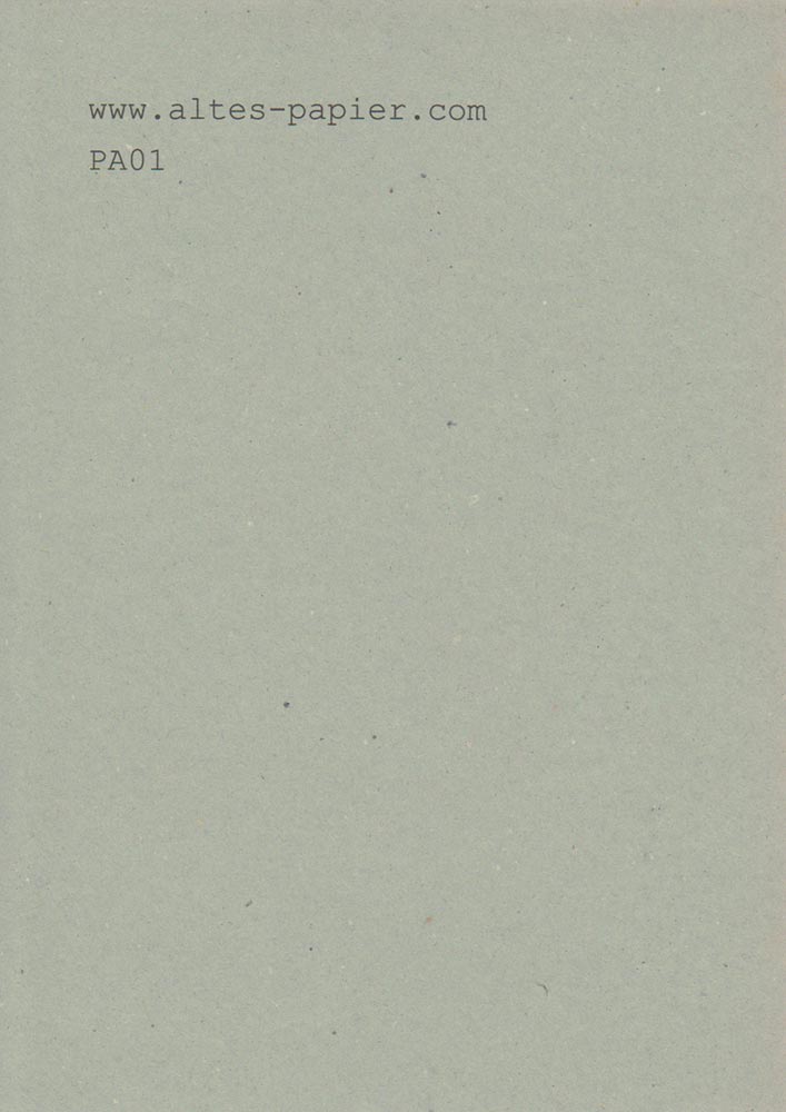 altes graugrünes Durchschlagpapier A4 Blatt PA01