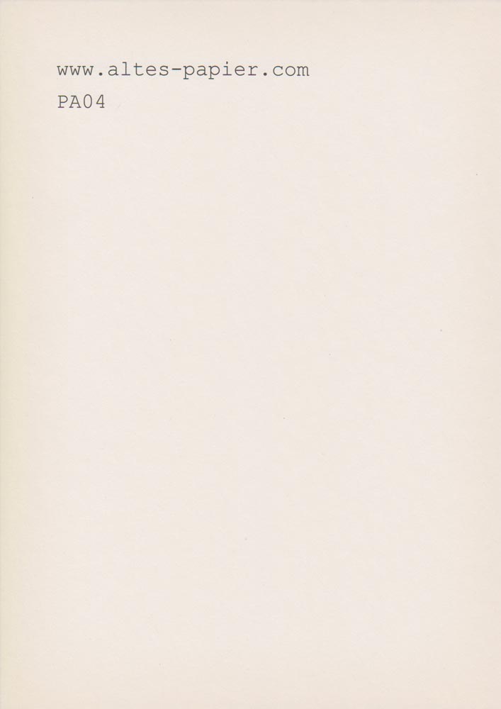 altes leicht vergilbtes Druckpapier A4 Blatt PA04c