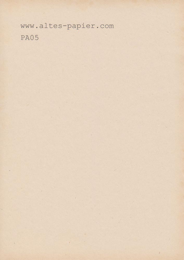 stark vergilbtes A4 Papier Blatt PA05f