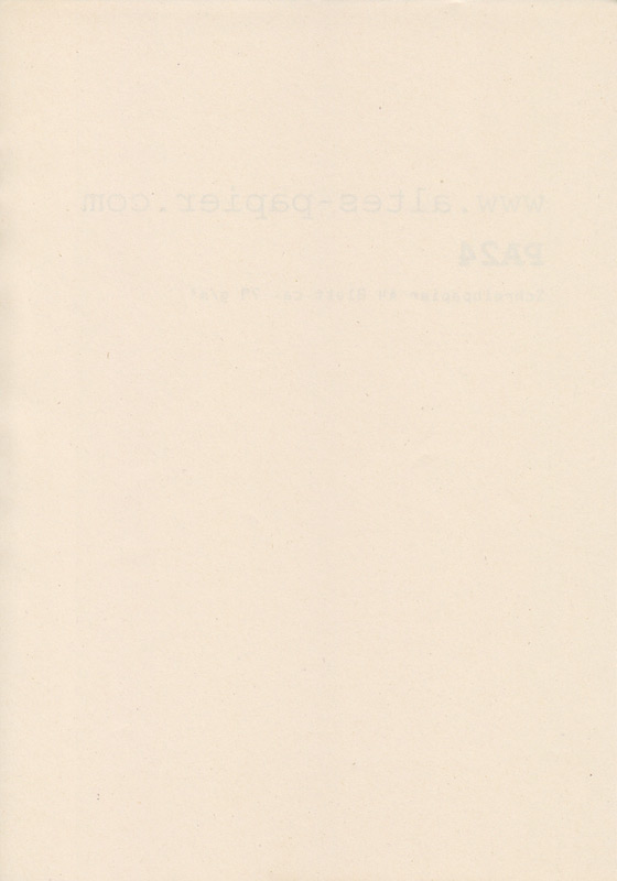 altes Schreibpapier A4 Blatt PA24b – Bild 2
