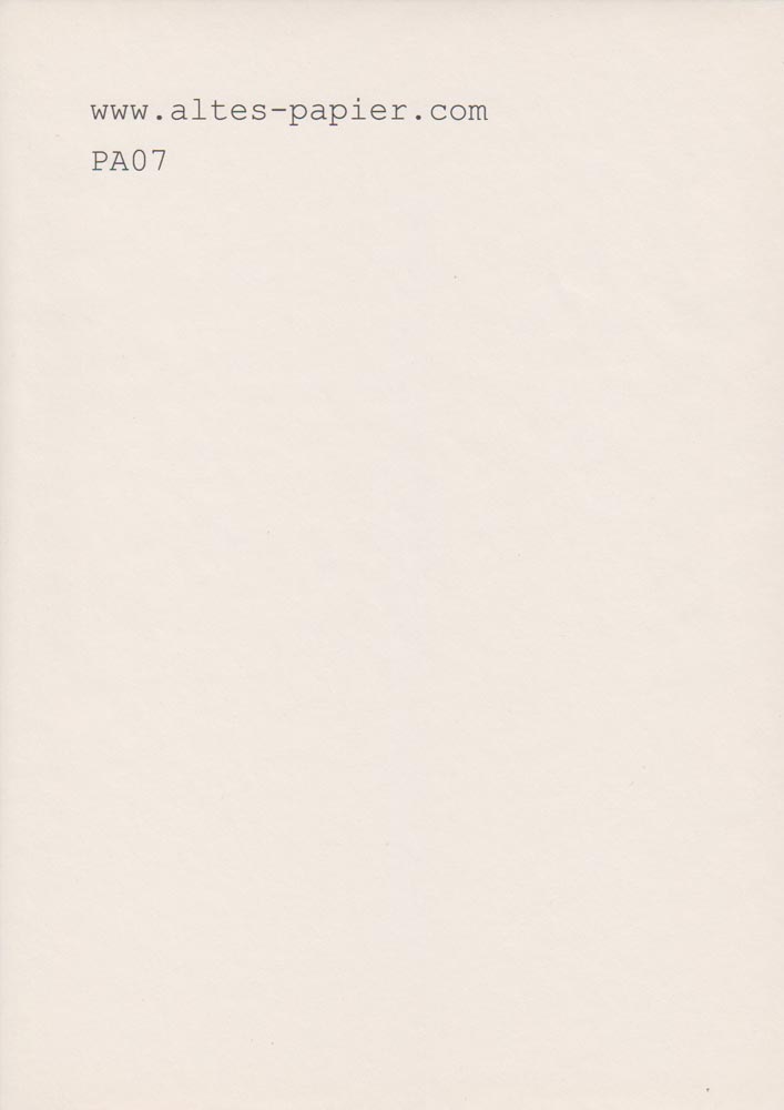 vergilbtes IEK Papier A4 Blatt PA07c