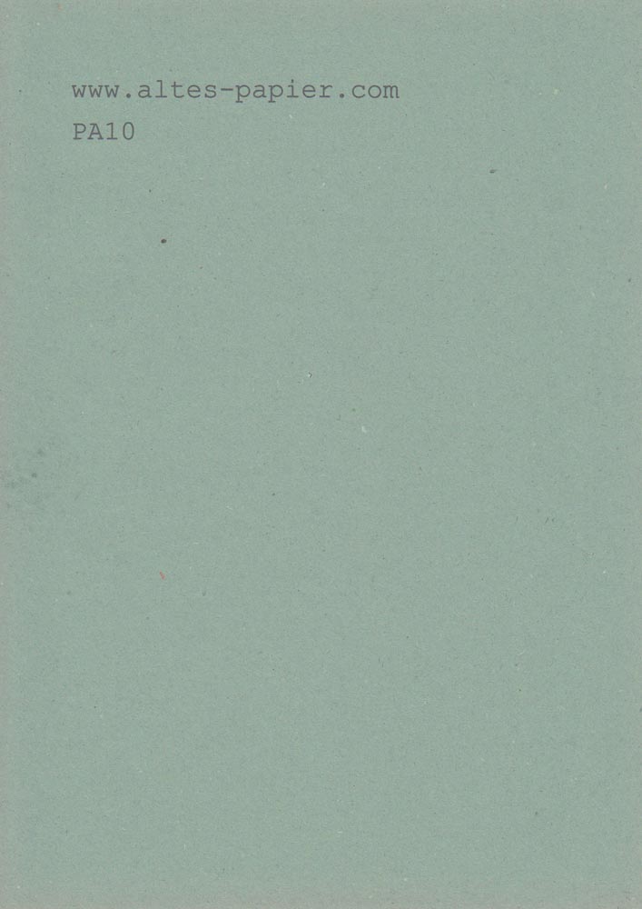 altes blaugrünes Papier A4 Blatt PA10b