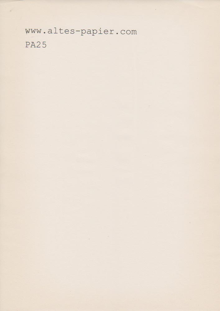 Manila Schreibmaschinenpapier mit Wasserzeichen A4 Blatt PA25b