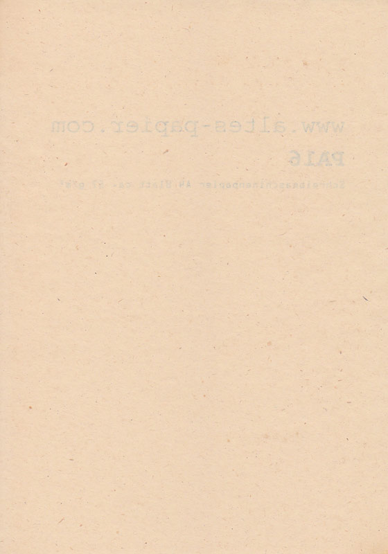 stark vergilbtes Schreibmaschinenpapier A4 Blatt PA16e – Bild 2