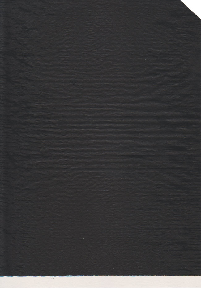 altes Kohlepapier schwarz SP02 Rückseite